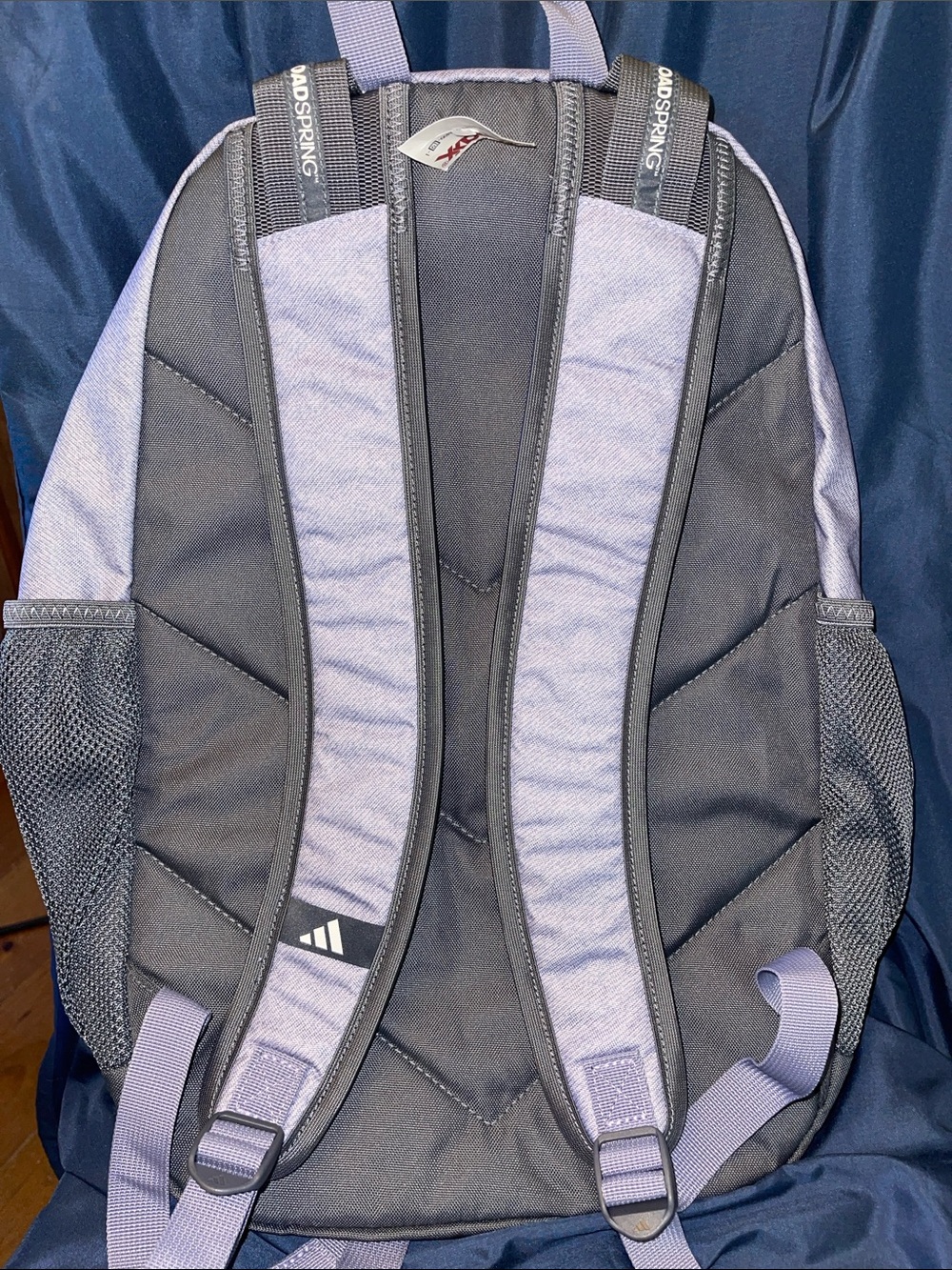 Adidas Excelerator Light Purple & Gray Backpack - Picture 9 of 10